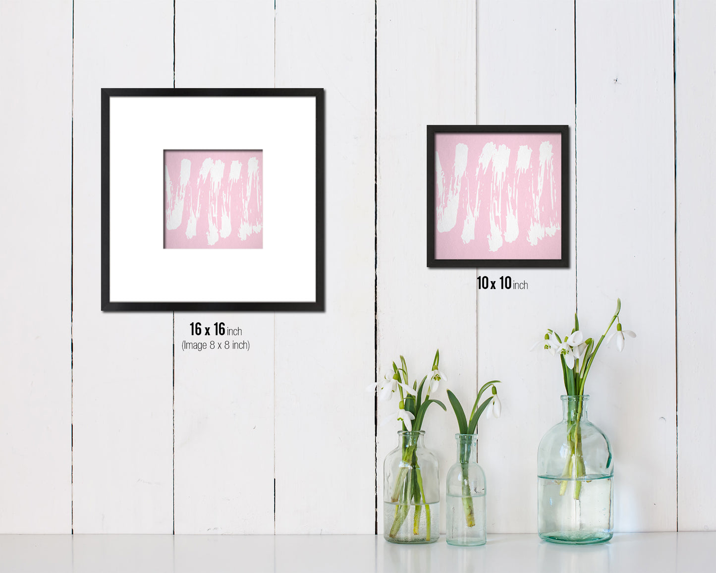 Brush Object Abstract Artwork Wood Frame Gifts Modern Wall Decor Art Prints