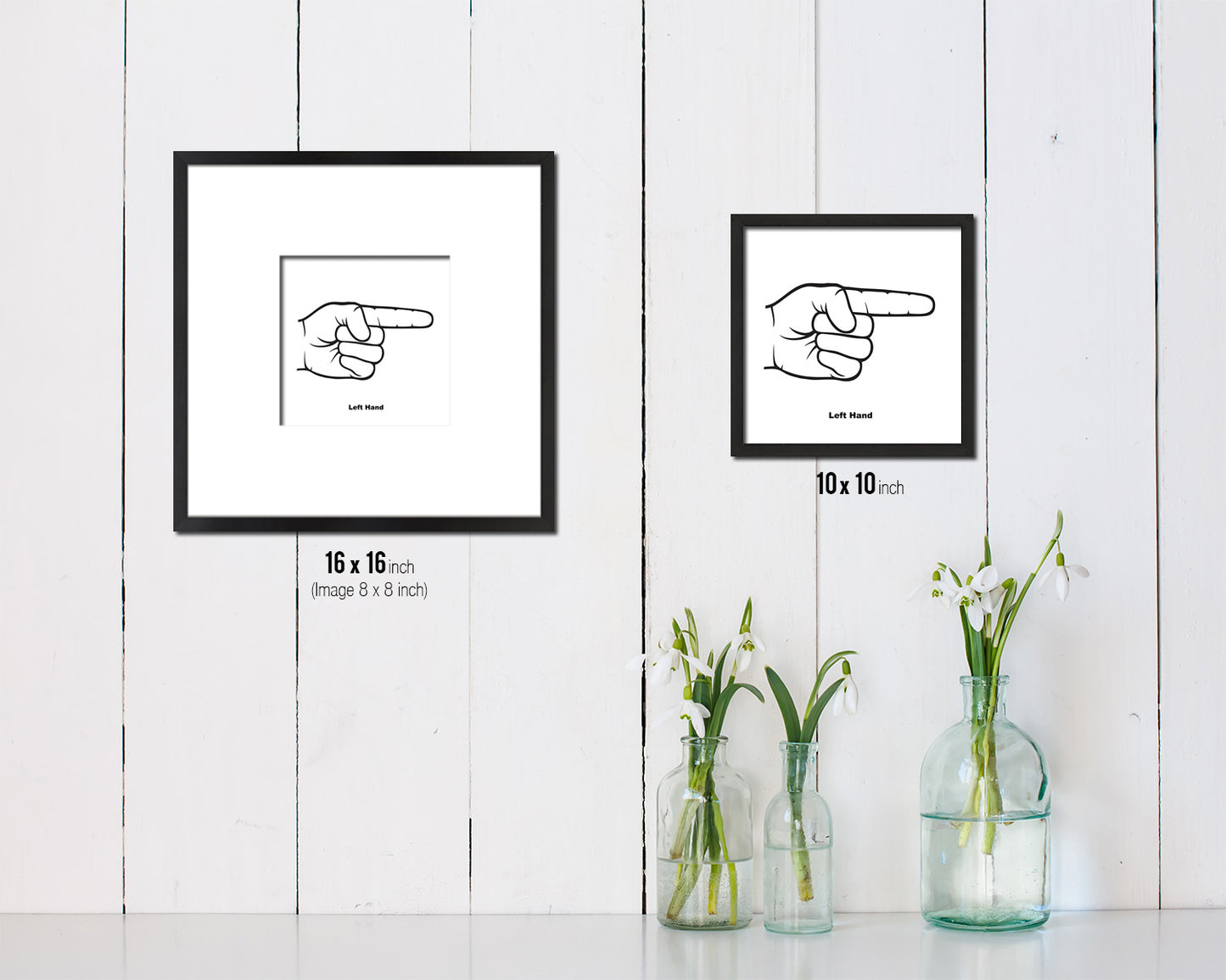 Left Hand Punctuation Symbol Framed Print Home Decor Wall Art English Teacher Gifts