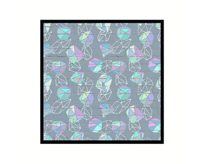 Abstract Green Artwork Wood Frame Gifts Modern Wall Decor Art Prints