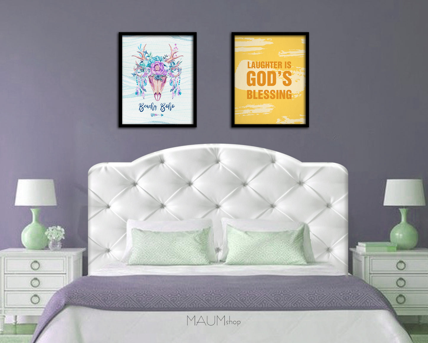 Laughter is God's blessing Quote Framed Print Wall Decor Art Gifts