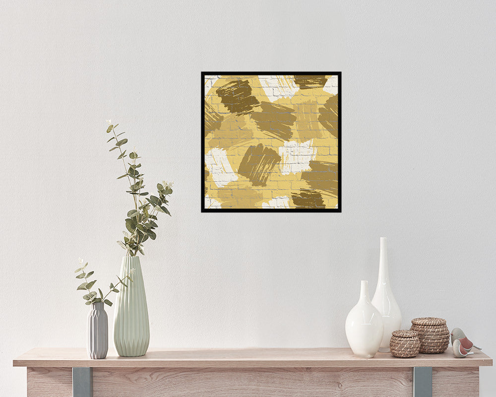 Shape Abstract Artwork Wood Frame Gifts Modern Wall Decor Art Prints