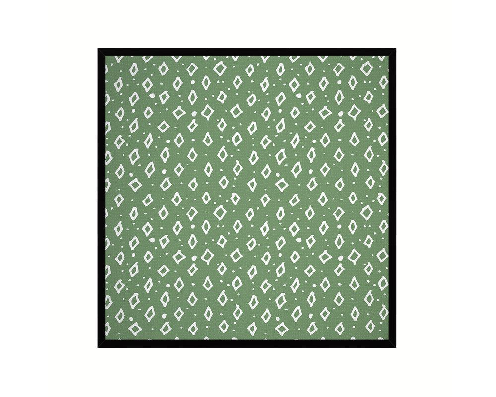 Abstract Green Artwork Wood Frame Gifts Modern Wall Decor Art Prints