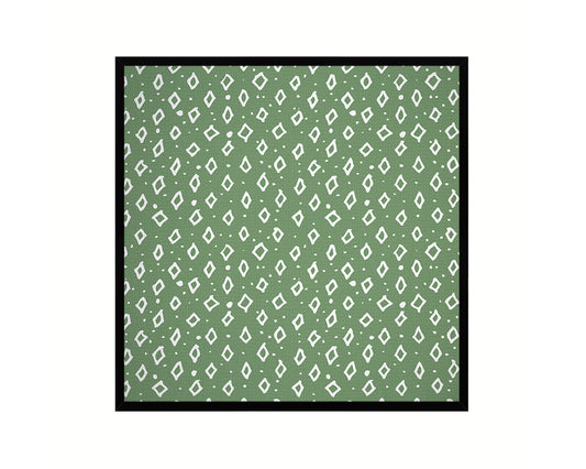 Abstract Green Artwork Wood Frame Gifts Modern Wall Decor Art Prints