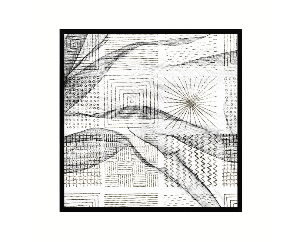 Shape Abstract Artwork Wood Frame Gifts Modern Wall Decor Art Prints