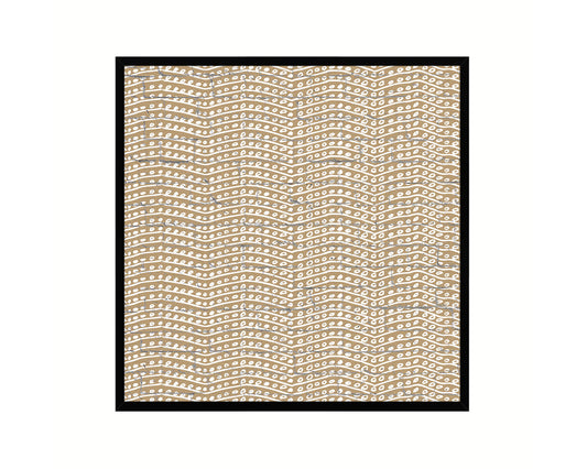 Abstract Yellow Artwork Wood Frame Gifts Modern Wall Decor Art Prints