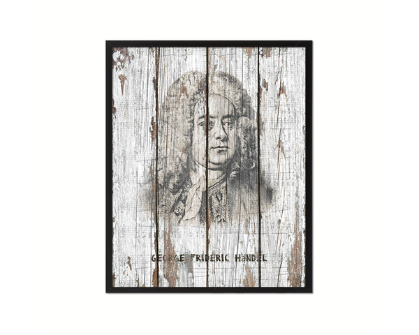 George Frideric Handel Classical Music Framed Print Orchestra Teacher Gifts Home Wall Decor