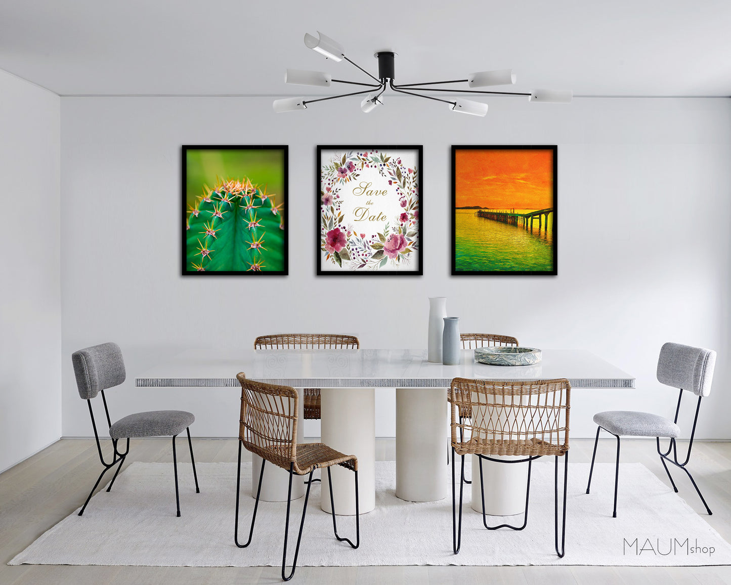 Love the Date Quote Framed Print Wall Decor Art Gifts