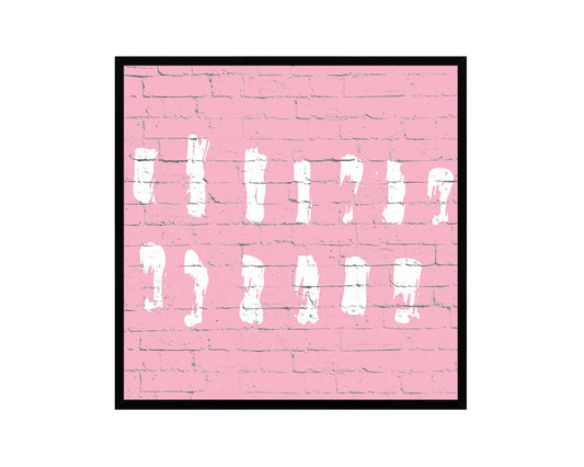 Brush Object Abstract Artwork Wood Frame Gifts Modern Wall Decor Art Prints