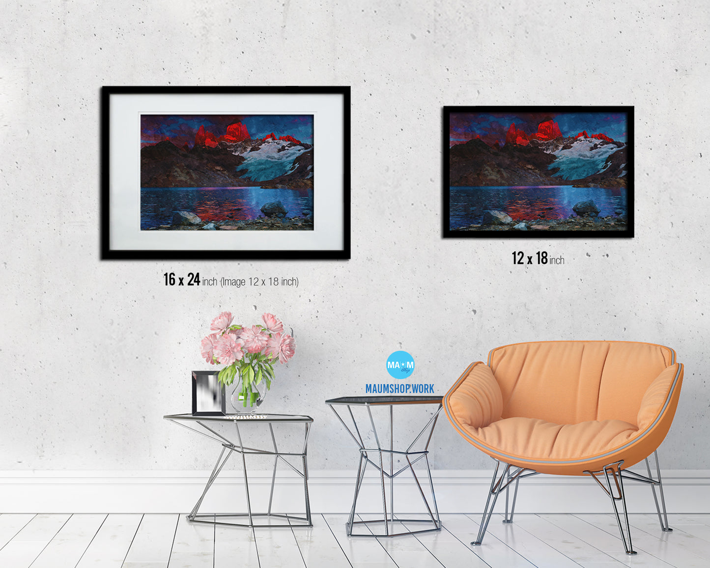 Laguna De Los Tres, Mount Fitz Roy, Dramatical Sunrise, Patagonia, South America, Argentina, Landmark