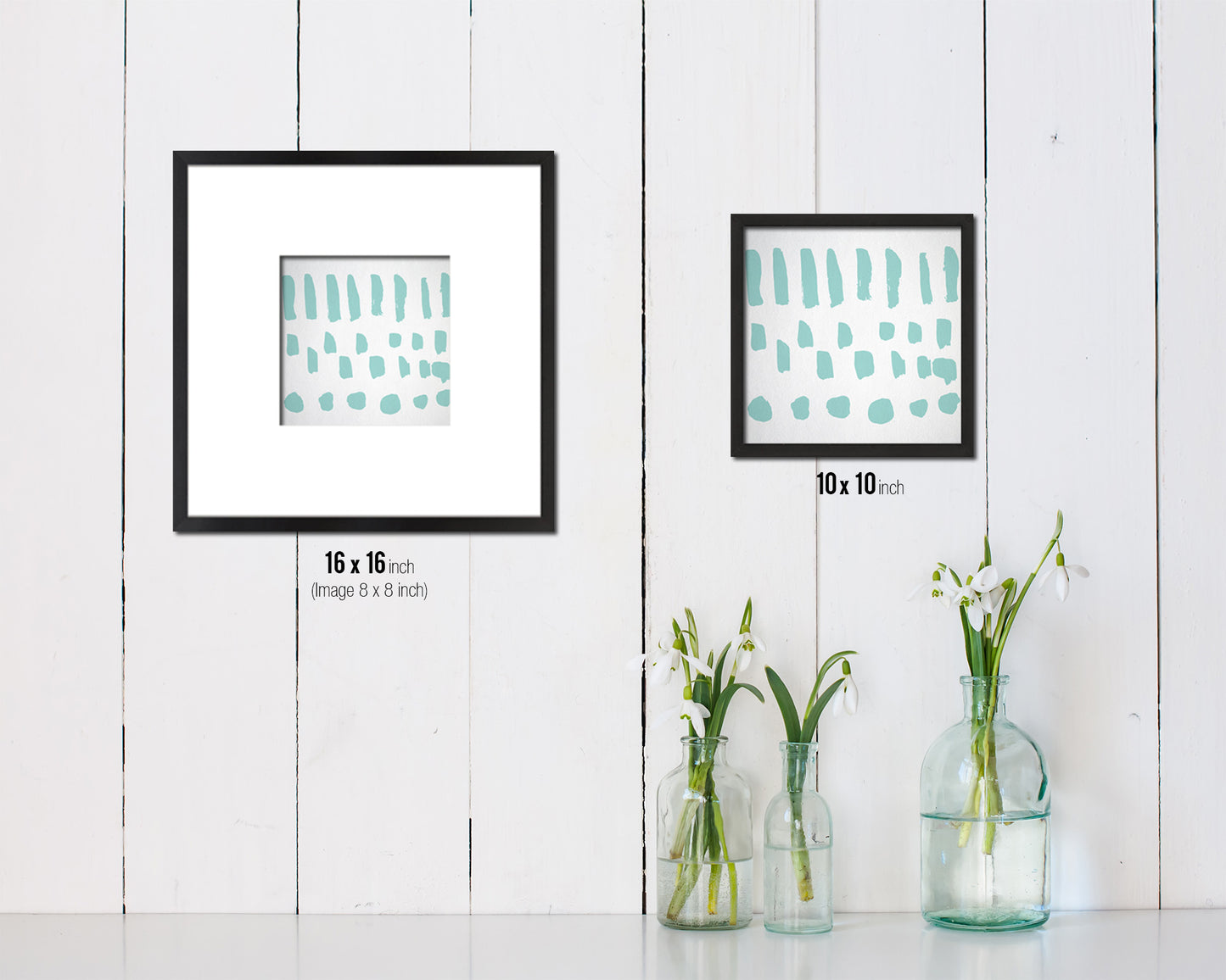 Brush Object Abstract Artwork Wood Frame Gifts Modern Wall Decor Art Prints