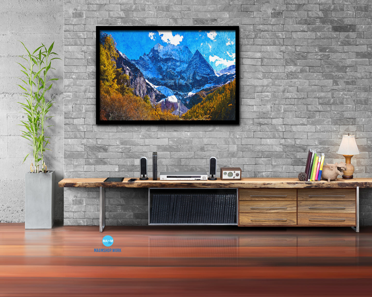 Yading Nature Reserve, Autumn Scenery, Daocheng, Asia, China, Landmark