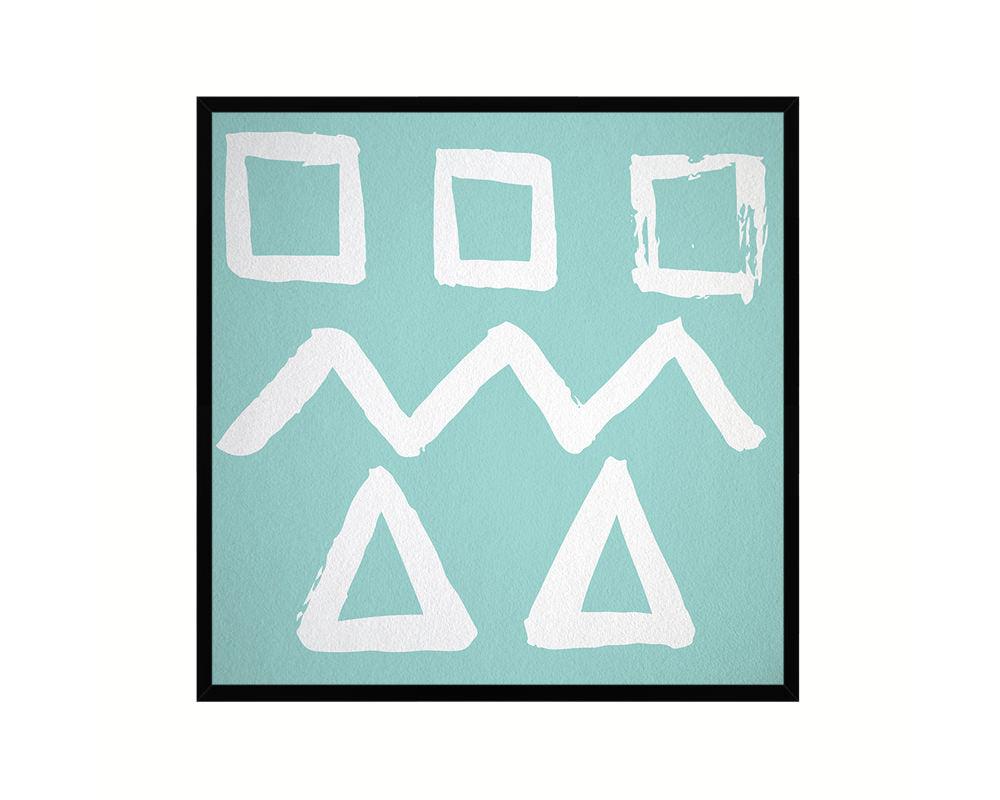 Brush Object Abstract Artwork Wood Frame Gifts Modern Wall Decor Art Prints