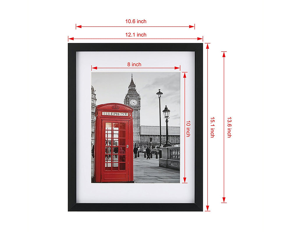 [MAUM] Multipurpose Black Picture Frame with Art