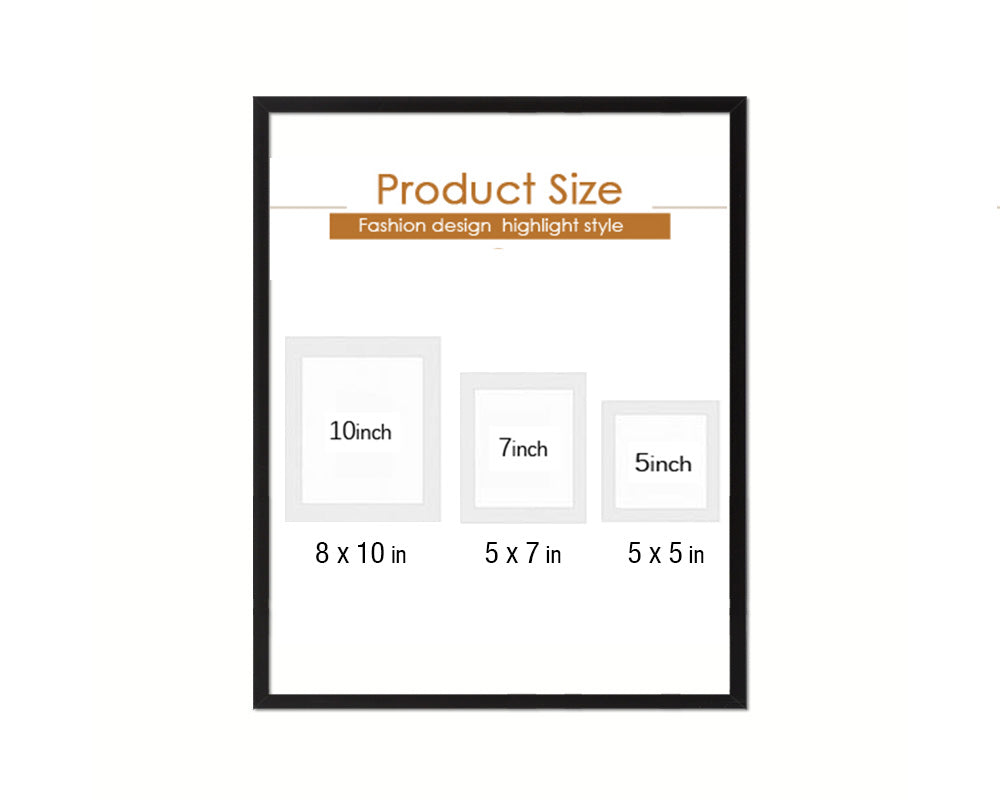 [MAUM] Multipurpose Black Picture Frame with Art