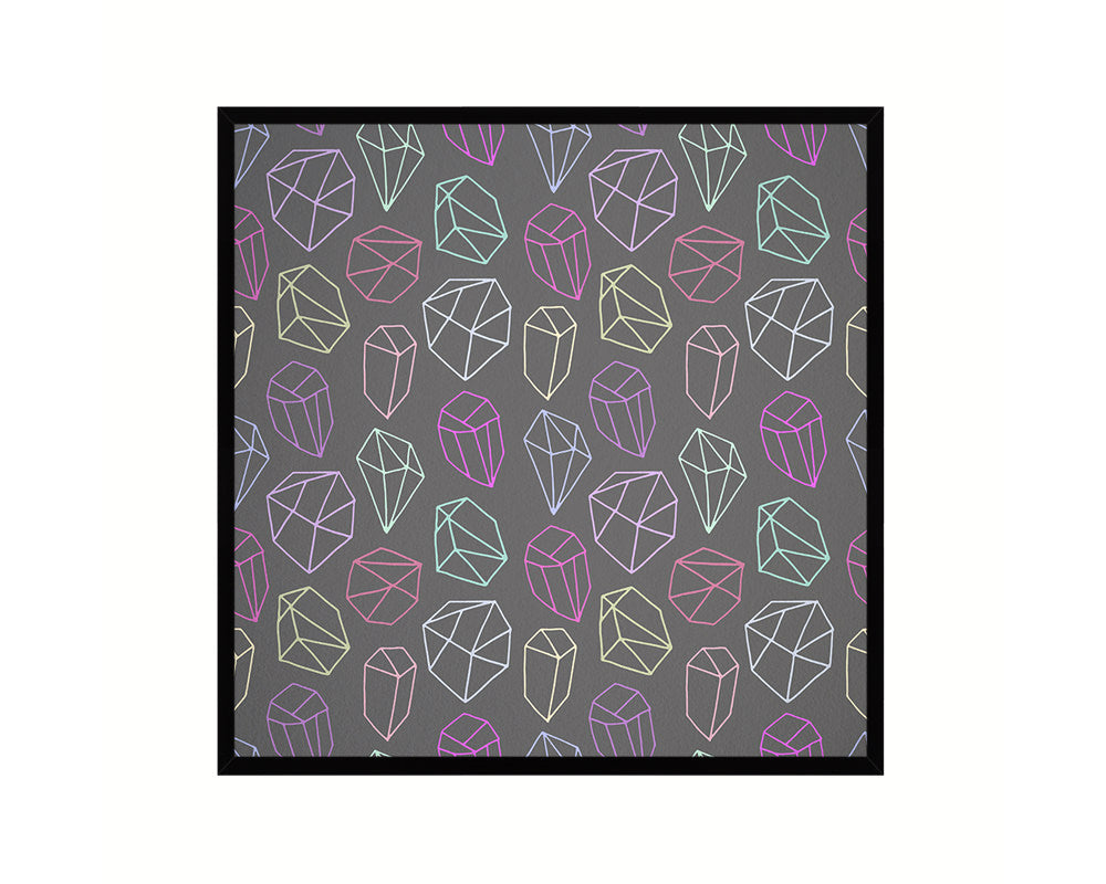 Abstract Line Artwork Wood Frame Gifts Modern Wall Decor Art Prints