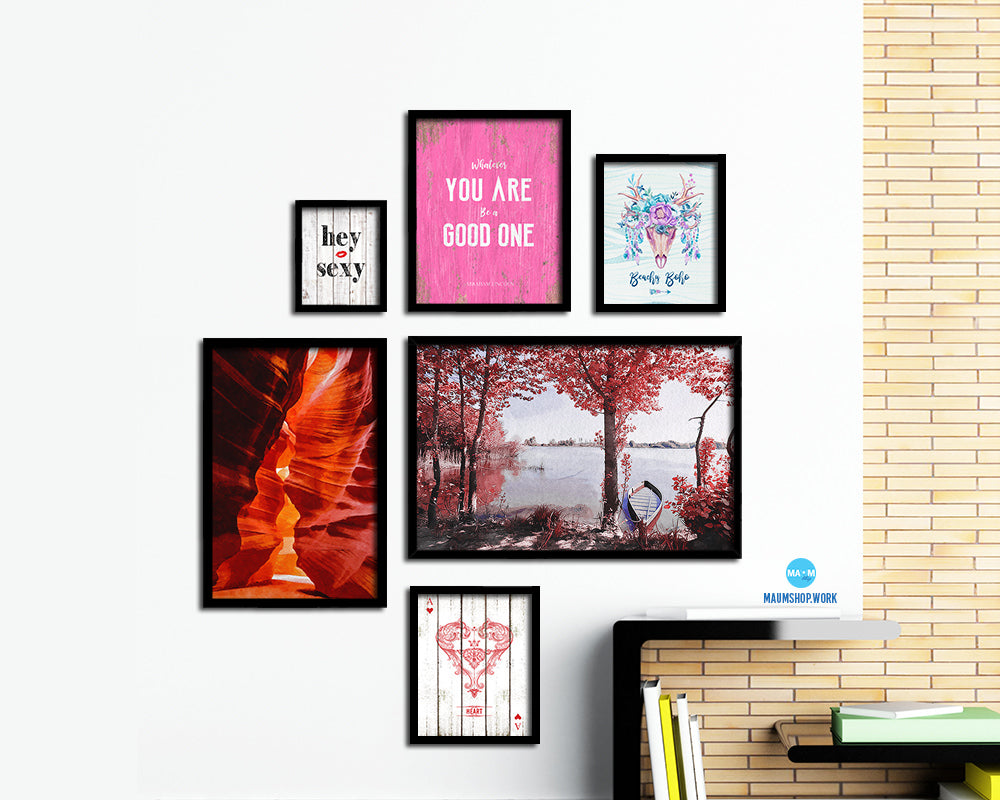 Park of Pateira de Fermentelos Landscape Painting Print Art Frame Home Wall Decor Gifts