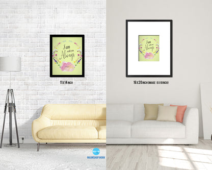 I Am With You Always, Matthew 28:20 Bible Verse Scripture Framed Print Wall Decor Art Gifts