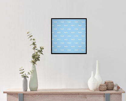 Abstract Aqua Artwork Wood Frame Gifts Modern Wall Decor Art Prints