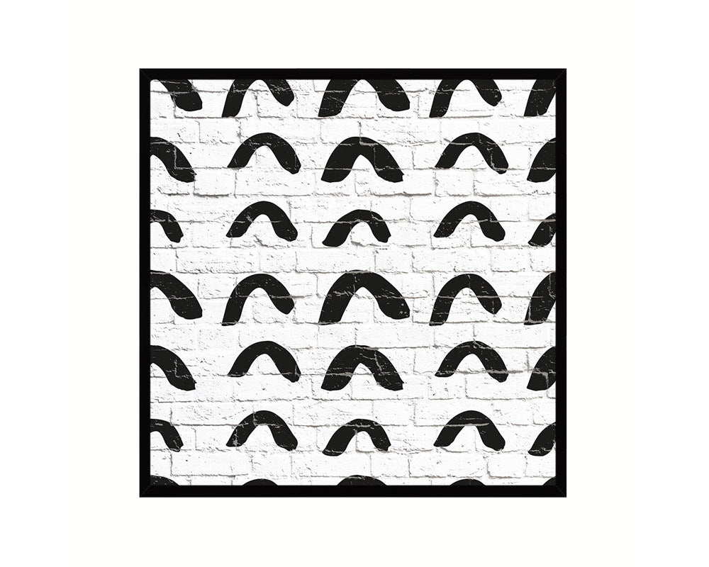 Shape Abstract Artwork Wood Frame Gifts Modern Wall Decor Art Prints