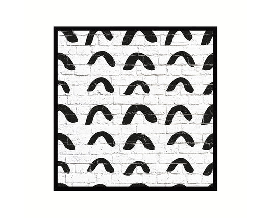 Shape Abstract Artwork Wood Frame Gifts Modern Wall Decor Art Prints