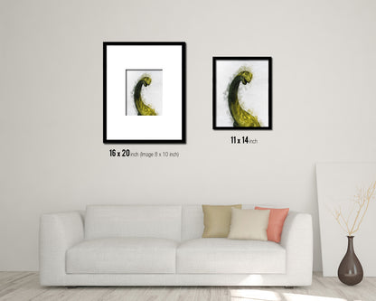 Camarasaurus Dinosaur Animal Painting Print Framed Art Home Wall Decor Gifts