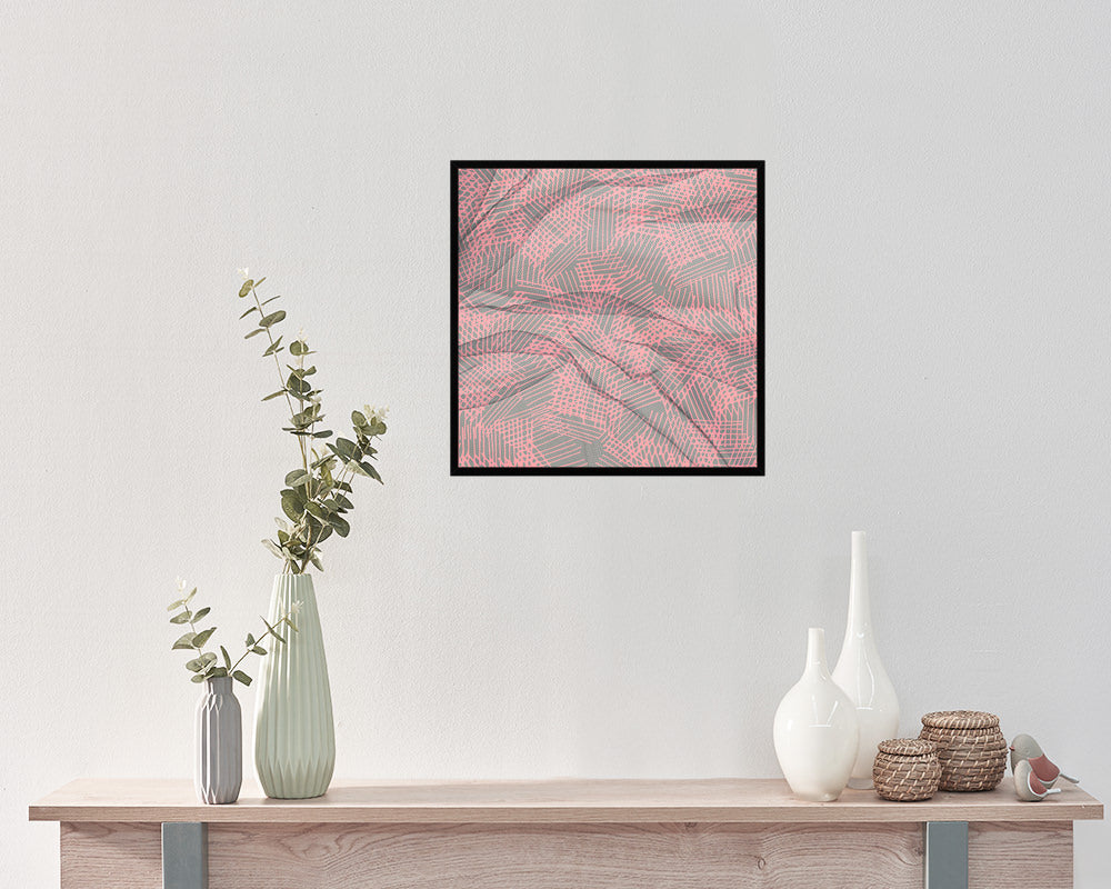 Shape Abstract Artwork Wood Frame Gifts Modern Wall Decor Art Prints