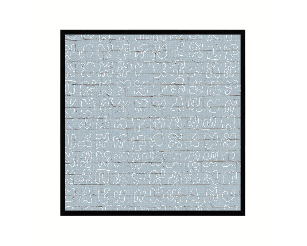 Abstract Artwork Wood Frame Gifts Modern Wall Decor Art Prints