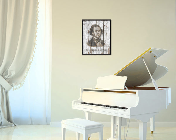 Felix Mendelssohn Bartholdy Classical Music Framed Print Orchestra Teacher Gifts Home Wall Decor