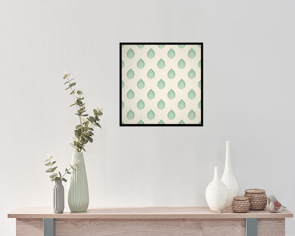 Abstract Green Artwork Wood Frame Gifts Modern Wall Decor Art Prints