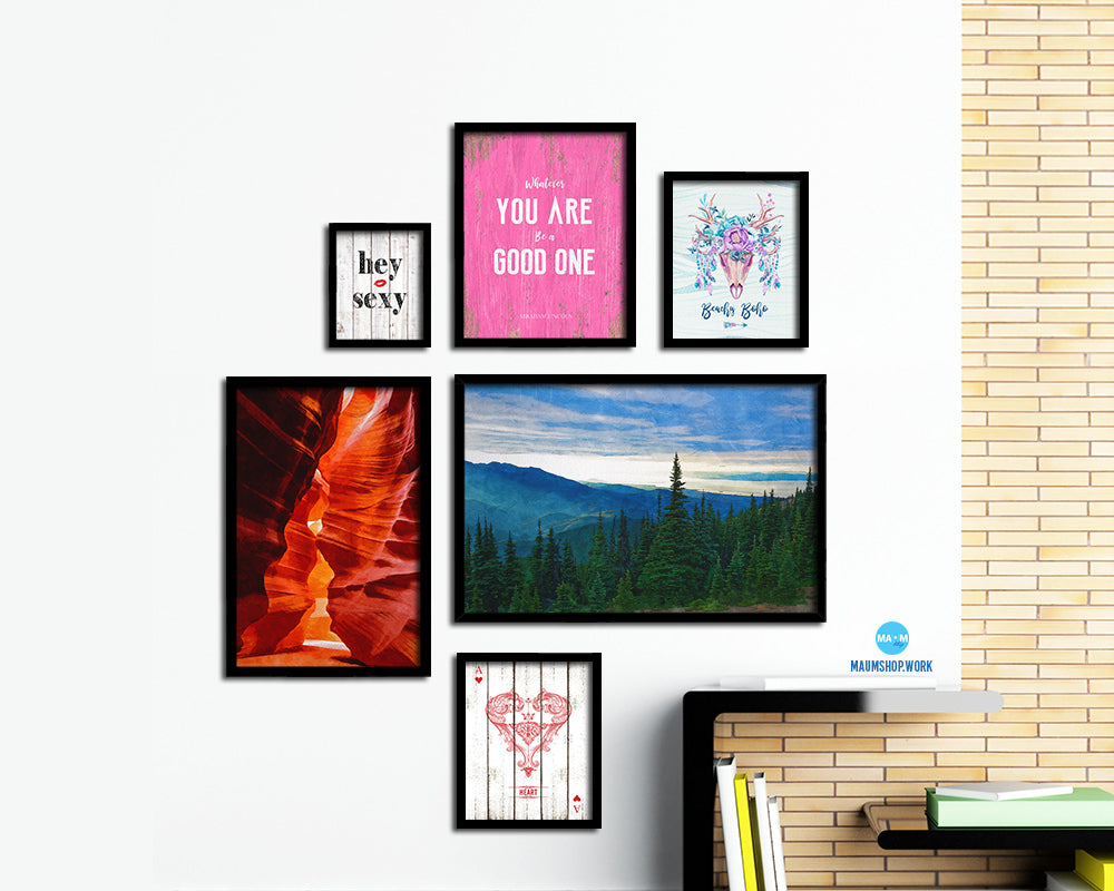 Washington Olympic National Park Landscape Painting Print Art Frame Home Wall Decor Gifts