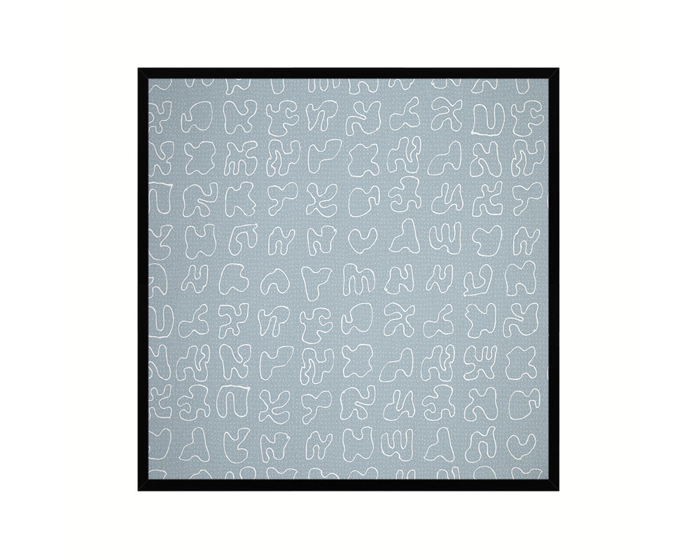 Abstract Artwork Wood Frame Gifts Modern Wall Decor Art Prints