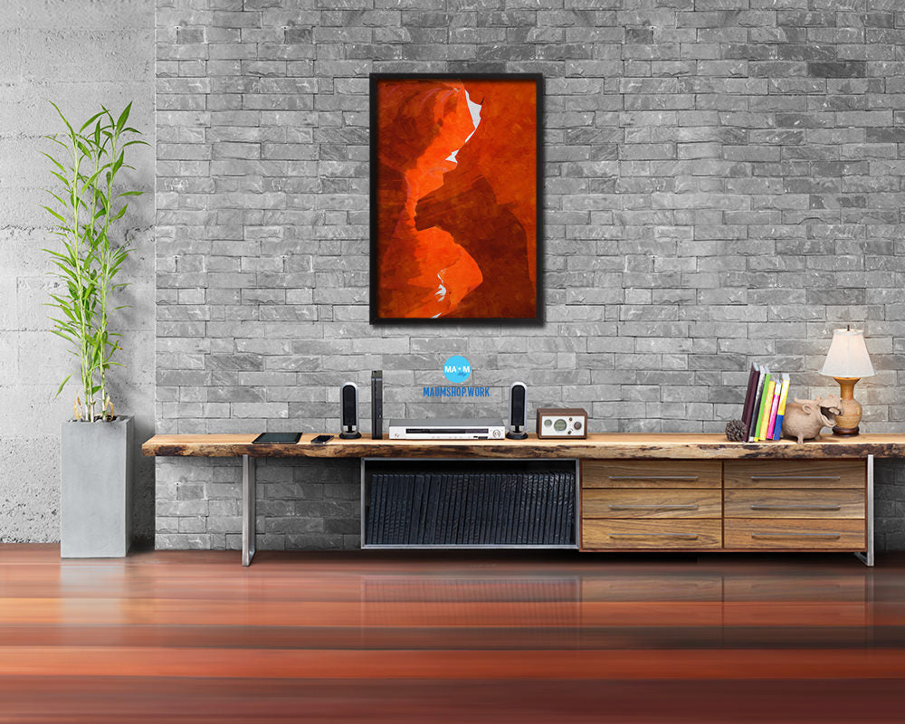 Erosion of Navajo Sandstone Paradise Northern Arizona Artwork Painting Print Art Frame Gifts