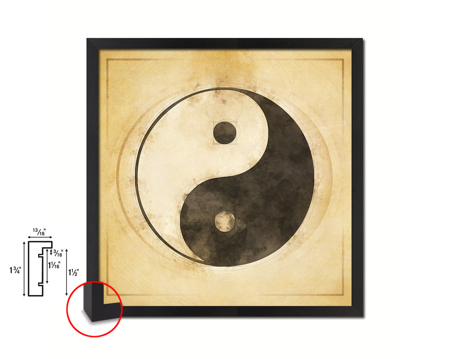 Hashtag Punctuation Symbol Framed Print Home Decor Wall Art English Teacher Gifts