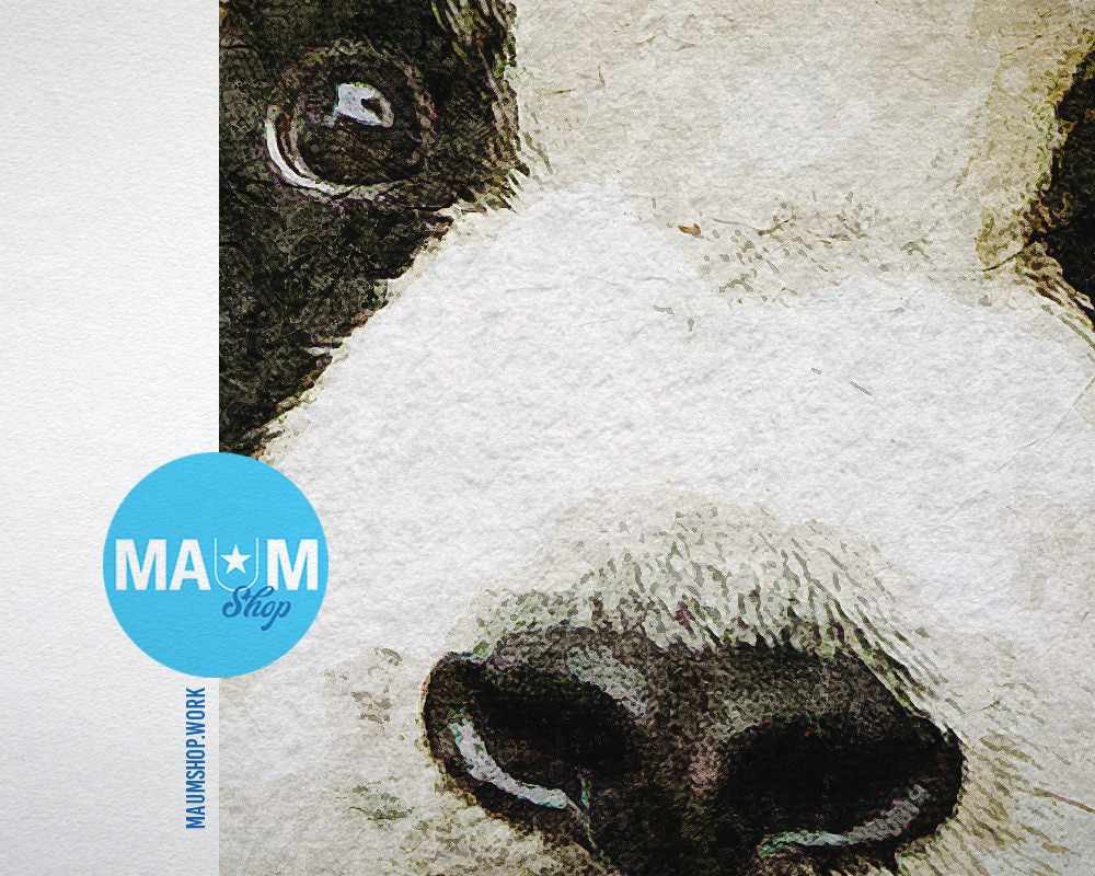 Panda Animal Painting Print Framed Art Home Wall Decor Gifts