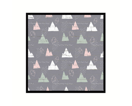 Abstract Painting Artwork Wood Frame Gifts Modern Wall Decor Art Prints