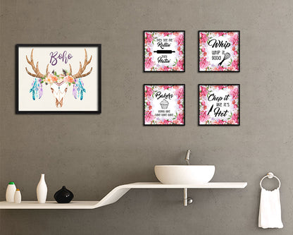 Believe In Yourself Quote Framed Print Home Decor Wall Art Gifts