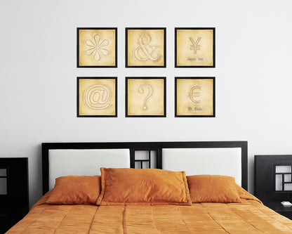 Wifi Internet Punctuation Symbol Framed Print Home Decor Wall Art English Teacher Gifts