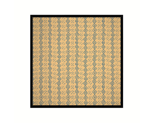 Abstract Yellow Artwork Wood Frame Gifts Modern Wall Decor Art Prints