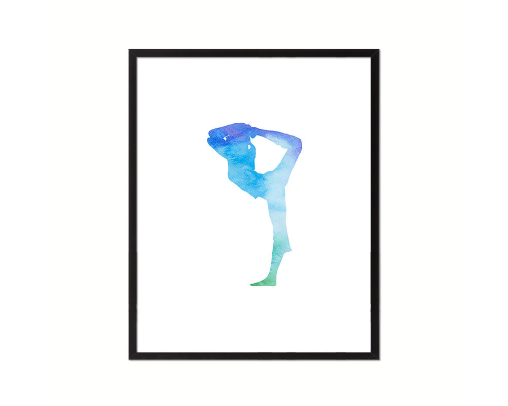 Yoga Pose Yoga Wood Framed Print Wall Decor Art Gifts