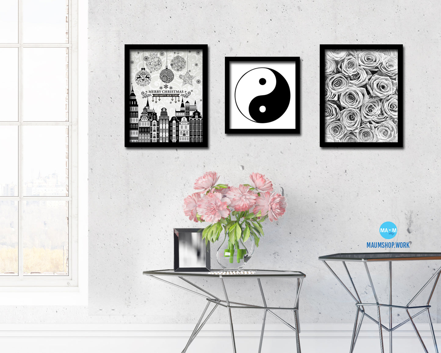 Hashtag Punctuation Symbol Framed Print Home Decor Wall Art English Teacher Gifts