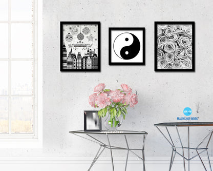 Hashtag Punctuation Symbol Framed Print Home Decor Wall Art English Teacher Gifts