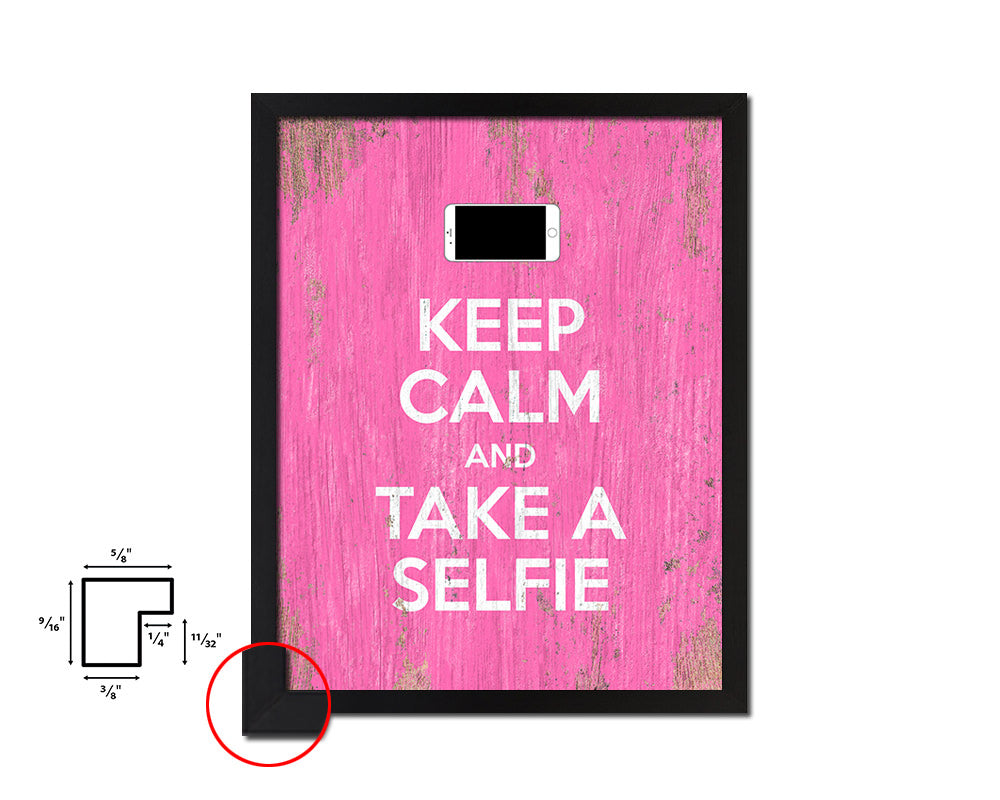 Keep calm and love your family Quote Framed Print Home Decor Wall Art Gifts