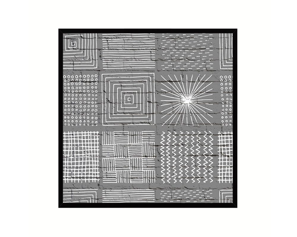 Shape Abstract Artwork Wood Frame Gifts Modern Wall Decor Art Prints