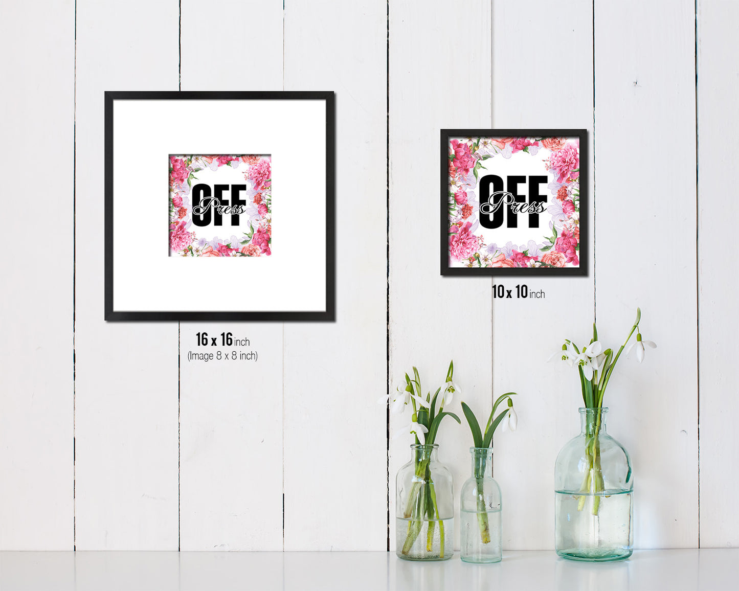 Press off Quote Framed Print Home Decor Wall Art Gifts