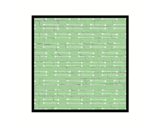 Abstract Green Artwork Wood Frame Gifts Modern Wall Decor Art Prints
