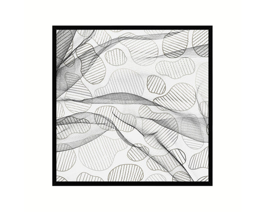 Shape Abstract Artwork Wood Frame Gifts Modern Wall Decor Art Prints