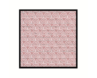 Abstract Red Artwork Wood Frame Gifts Modern Wall Decor Art Prints