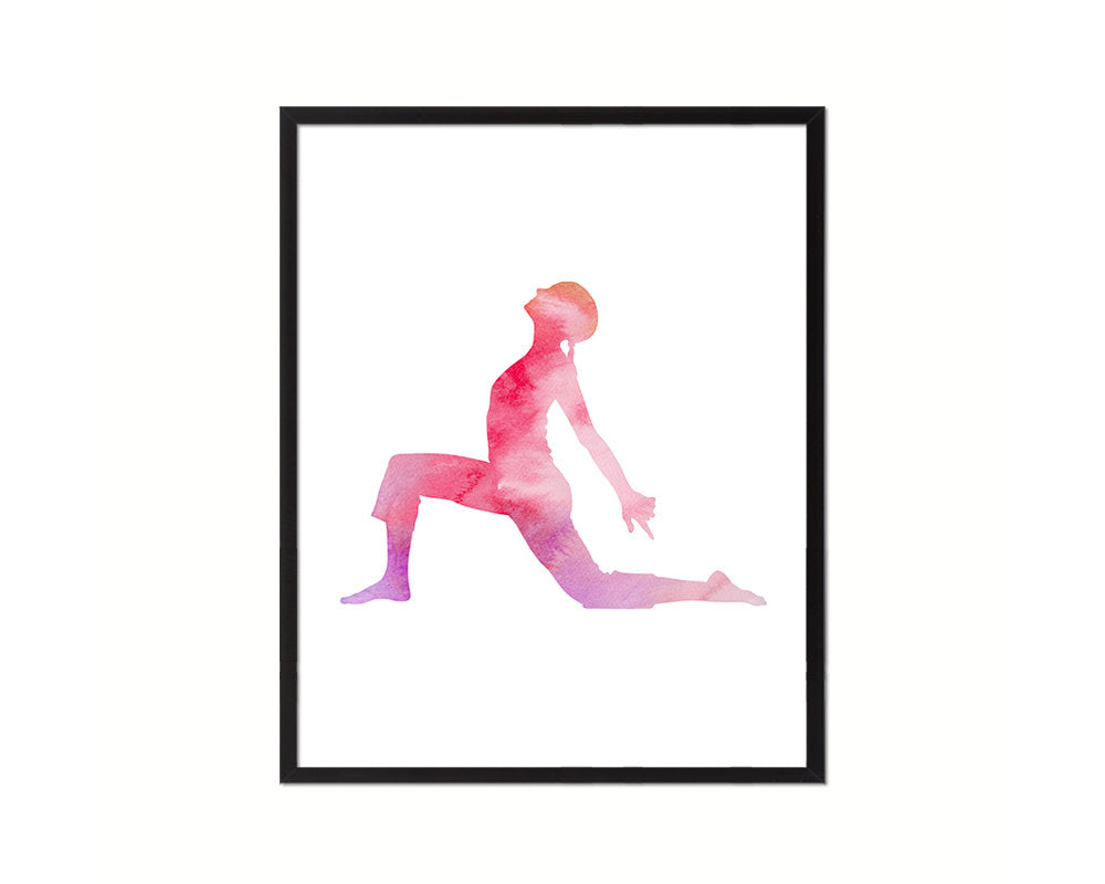 Yoga Pose Yoga Wood Framed Print Wall Decor Art Gifts