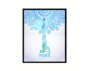 Pincha Mayurasana Forearmstand Yoga Wood Framed Print Wall Decor Art Gifts