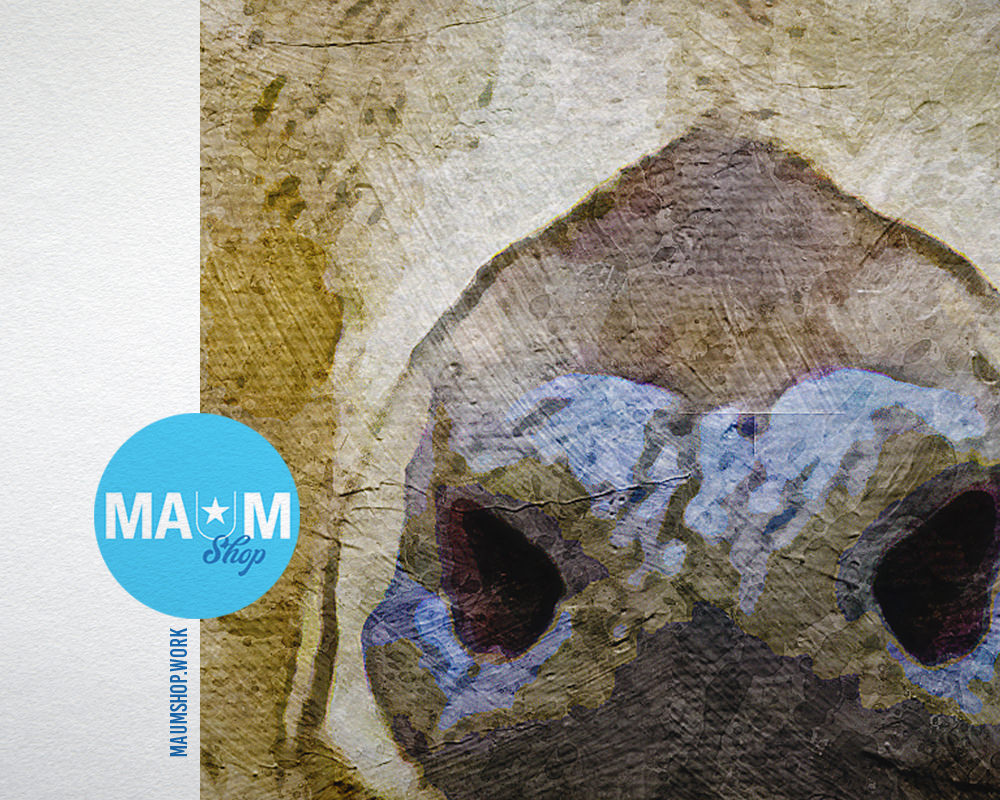 Deer Animal Painting Print Framed Art Home Wall Decor Gifts